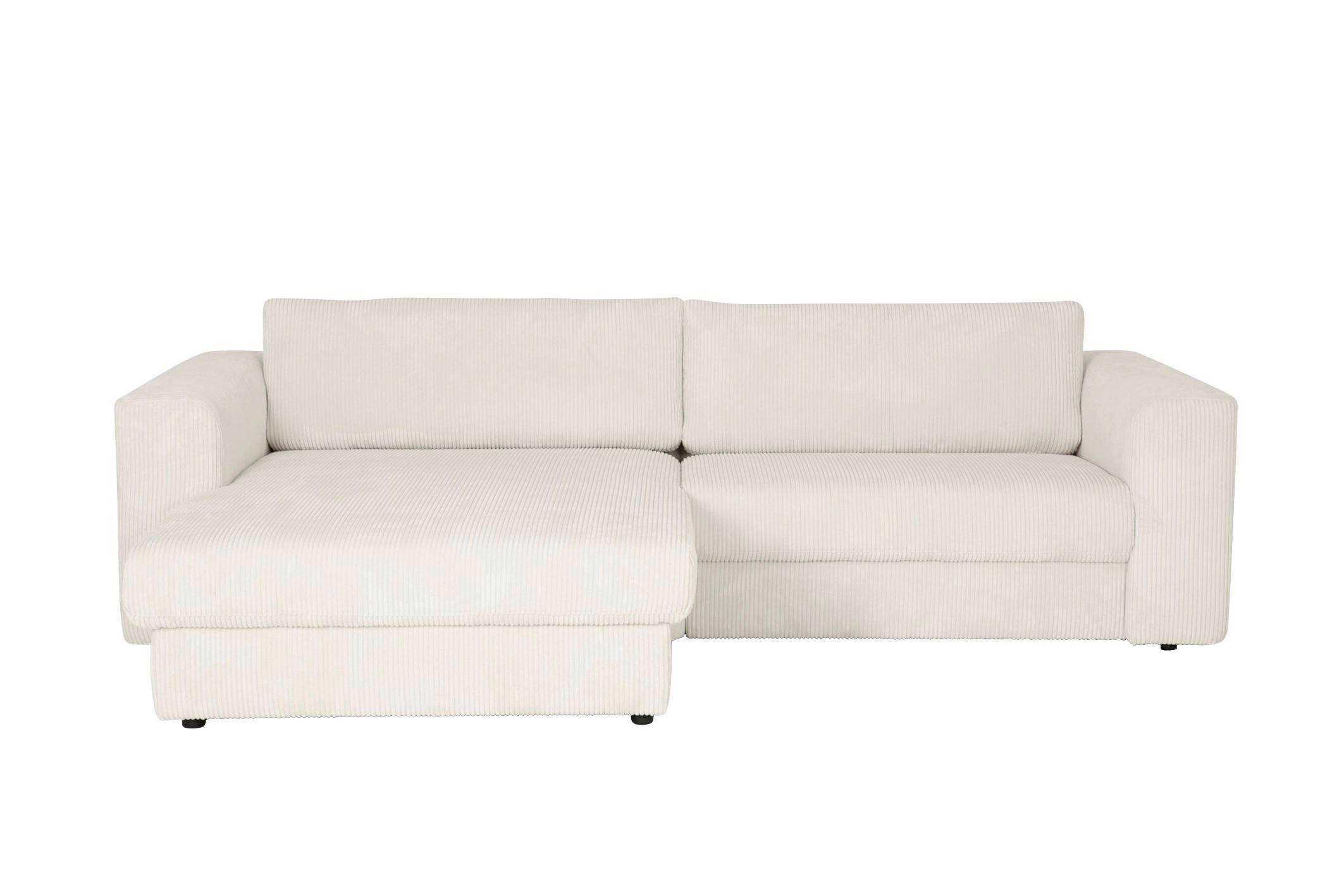 ECKSOFA JOOP Beige Cord  - Beige/Schwarz, KONVENTIONELL, Kunststoff/Textil (192/269cm) - Joop!