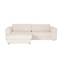 ECKSOFA JOOP Beige Cord  - Beige/Schwarz, KONVENTIONELL, Kunststoff/Textil (192/269cm) - Joop!