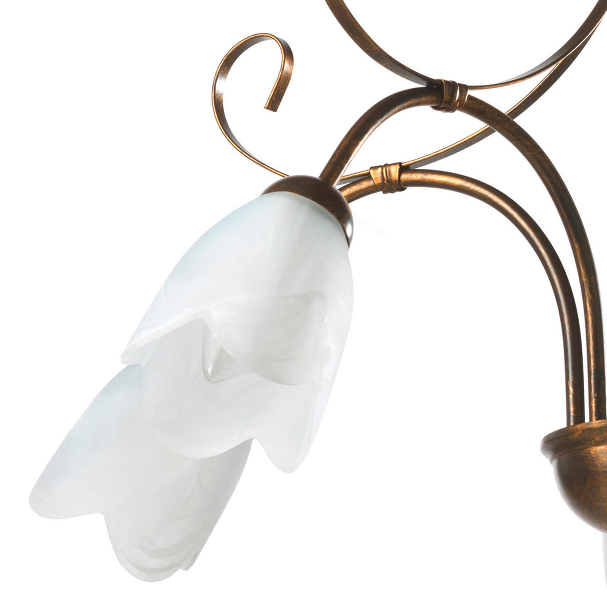 KRONLEUCHTER 4623 ODINO 65/65/100 cm   - Braun, KONVENTIONELL, Metall (65/65/100cm)
