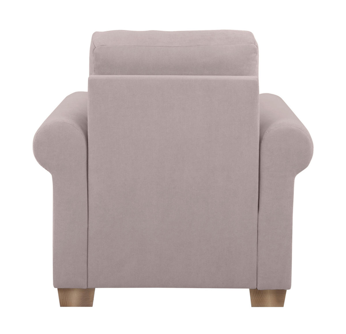 SESSEL in Taupe  - Taupe/Buchefarben, Design, Holz/Textil (93/89/82cm) - MID.YOU