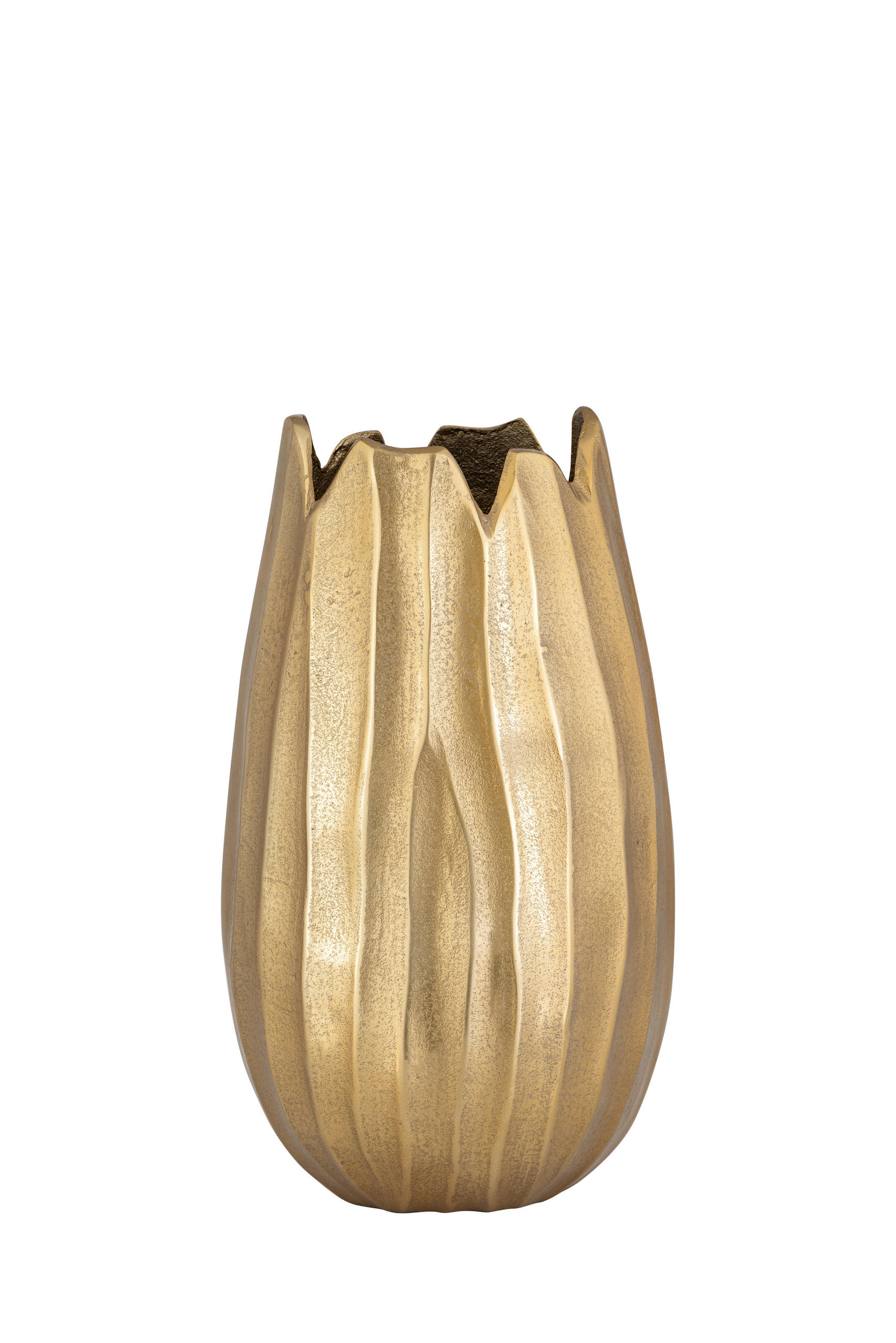 Vază 36 cm  - auriu, Design, metal (20/36/19cm) - Ambia Home