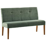 SITZBANK in Holz, Textil Grün, Eichefarben  - Eichefarben/Grün, KONVENTIONELL, Holz/Textil (140/92/66cm) - Cantus