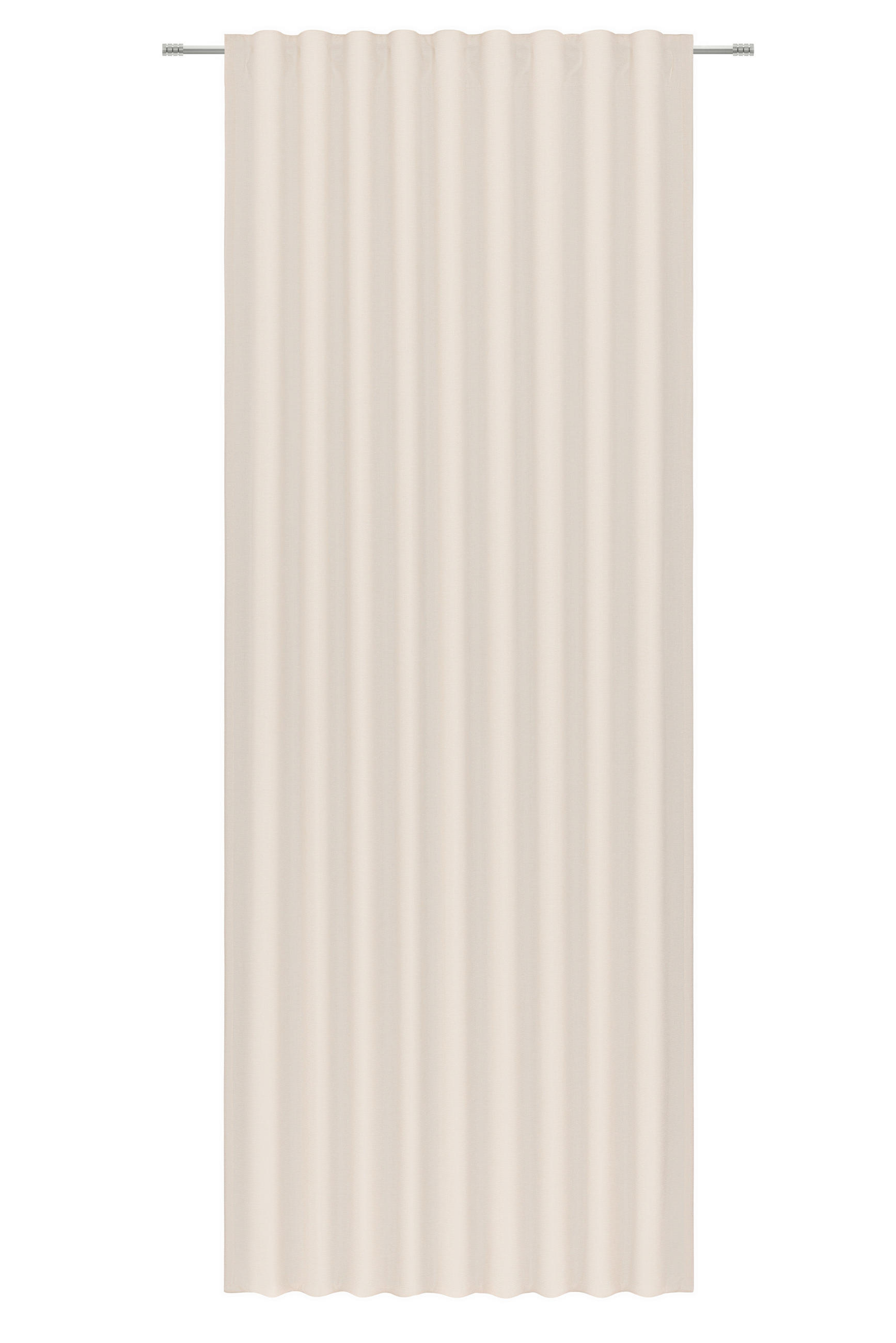 GARDINLÄNGD ej transparent  - cremefärgad, Klassisk, textil (140/245cm) - Esposa