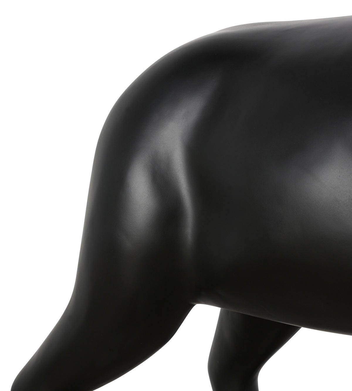 DEKOHIRSCH - Schwarz, Lifestyle, Kunststoff (95/170/90cm) - Glandor