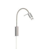 LED VÄGGLAMPA River 4/40 cm   - nickelfärgad, Basics, metall (4/40cm) - Fischer & Honsel