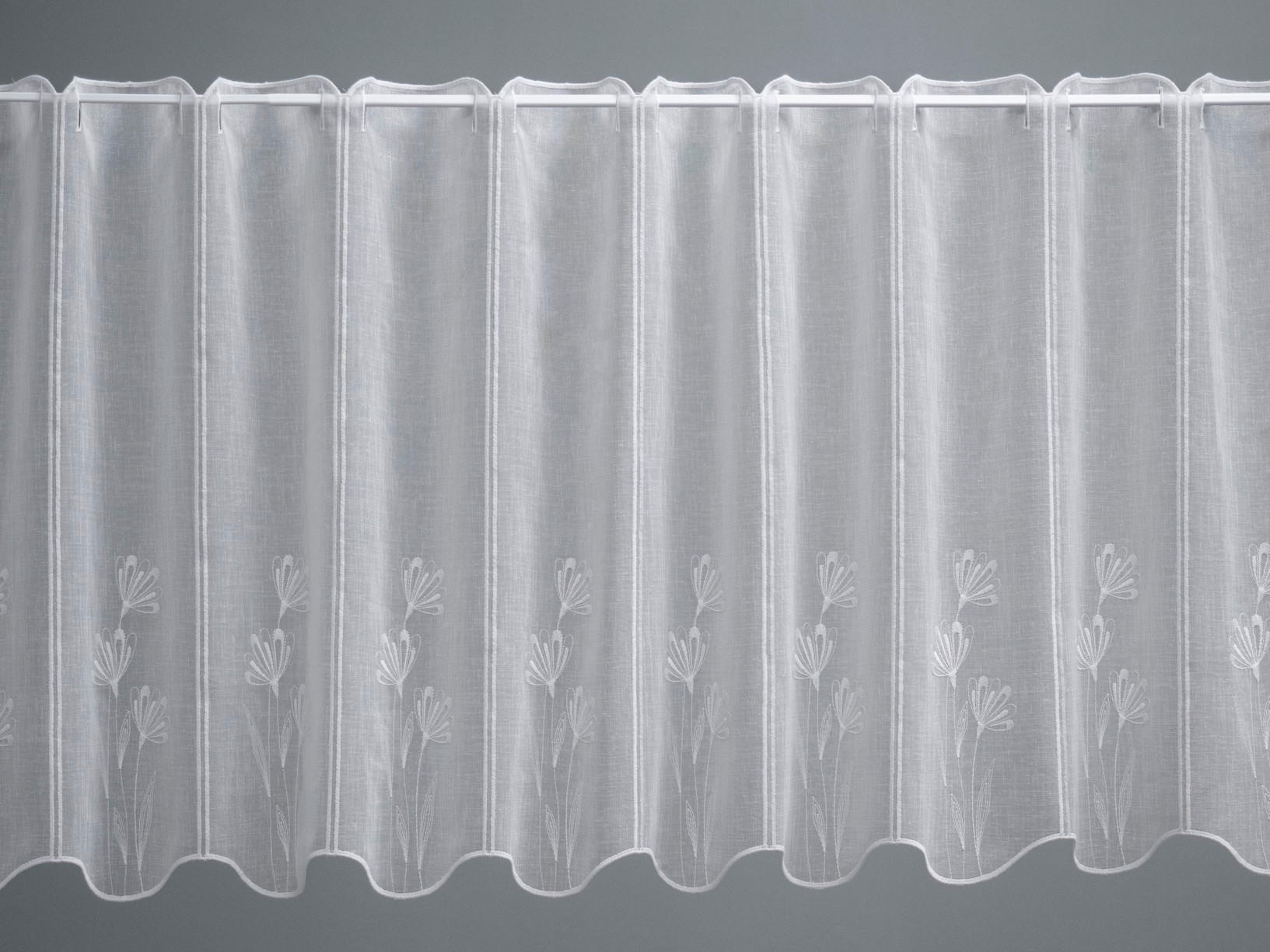 KRATKA ZAVESA           60 cm   bela  - bela, Konvencionalno, tekstil (60cm)