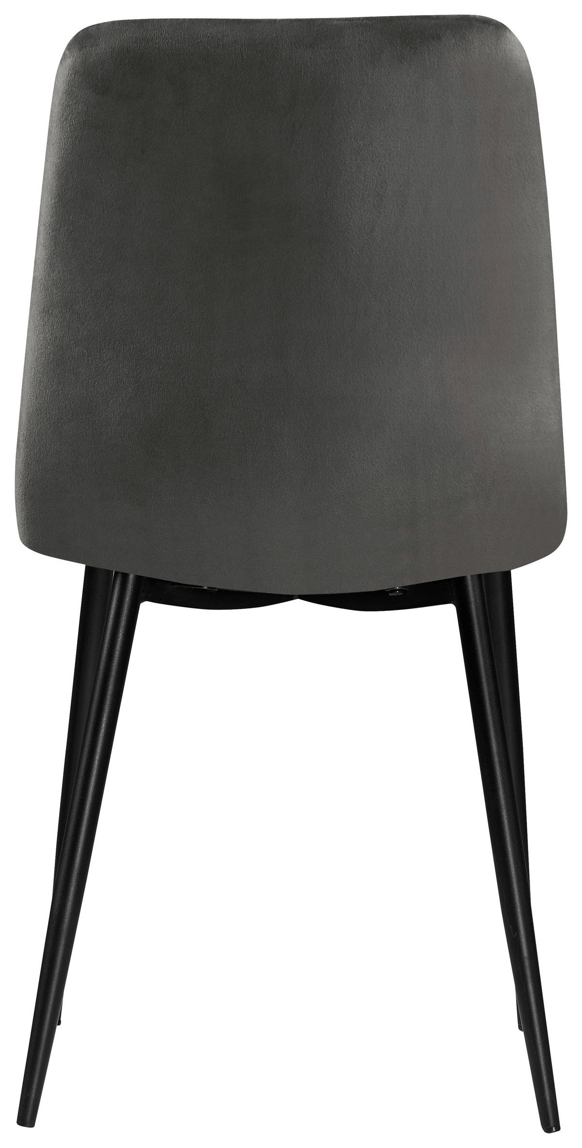 STOLICA  crna, tamnosiva       - tamnosiva/crna, Dizajnerski, metal/tekstil (43/84/56cm) - Carryhome