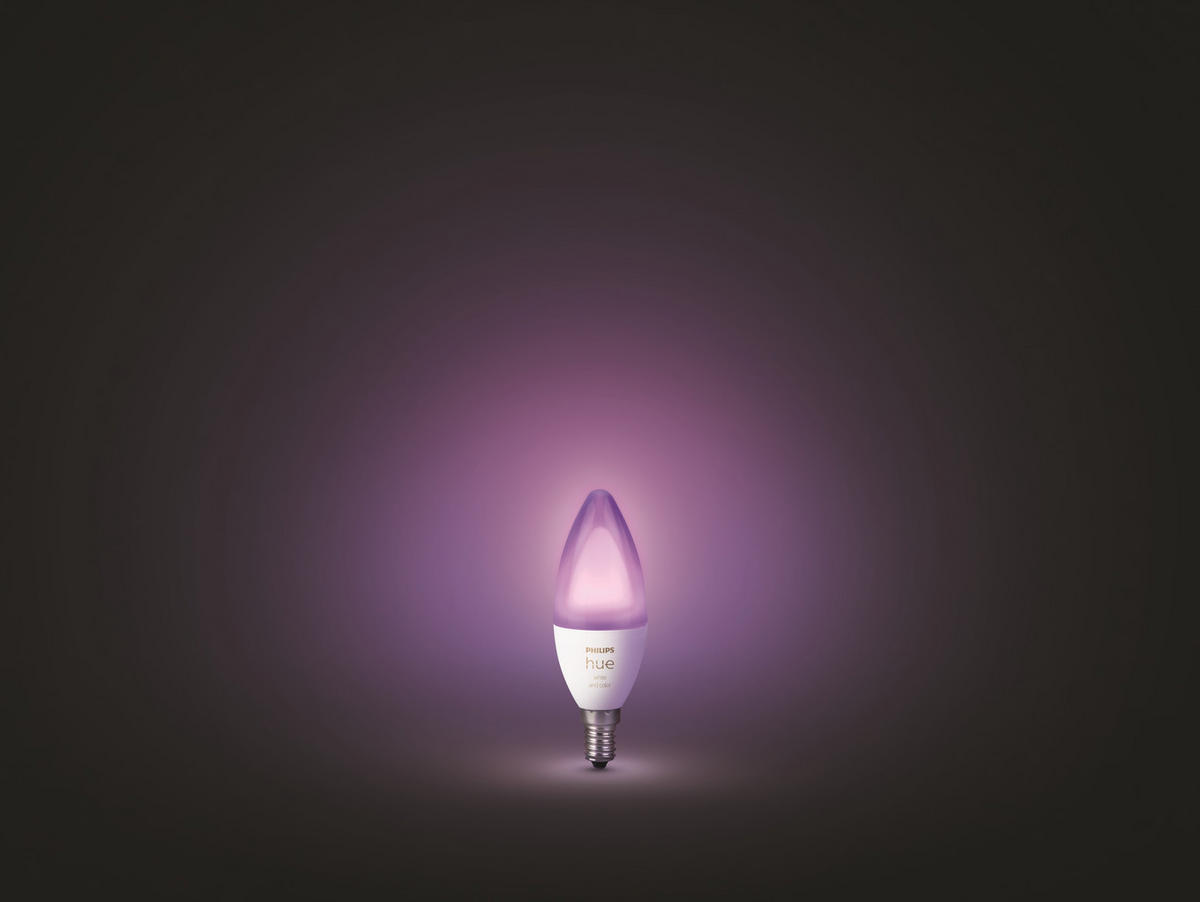 LED-LEUCHTMITTEL   E14 4 W  - Weiss, Basics, Kunststoff (3,9/10,6cm) - Philips HUE