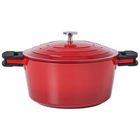 SCHMORTOPF Keramika Red 4.7 l  - Rot, KONVENTIONELL, Metall (24cm) - Kelomat