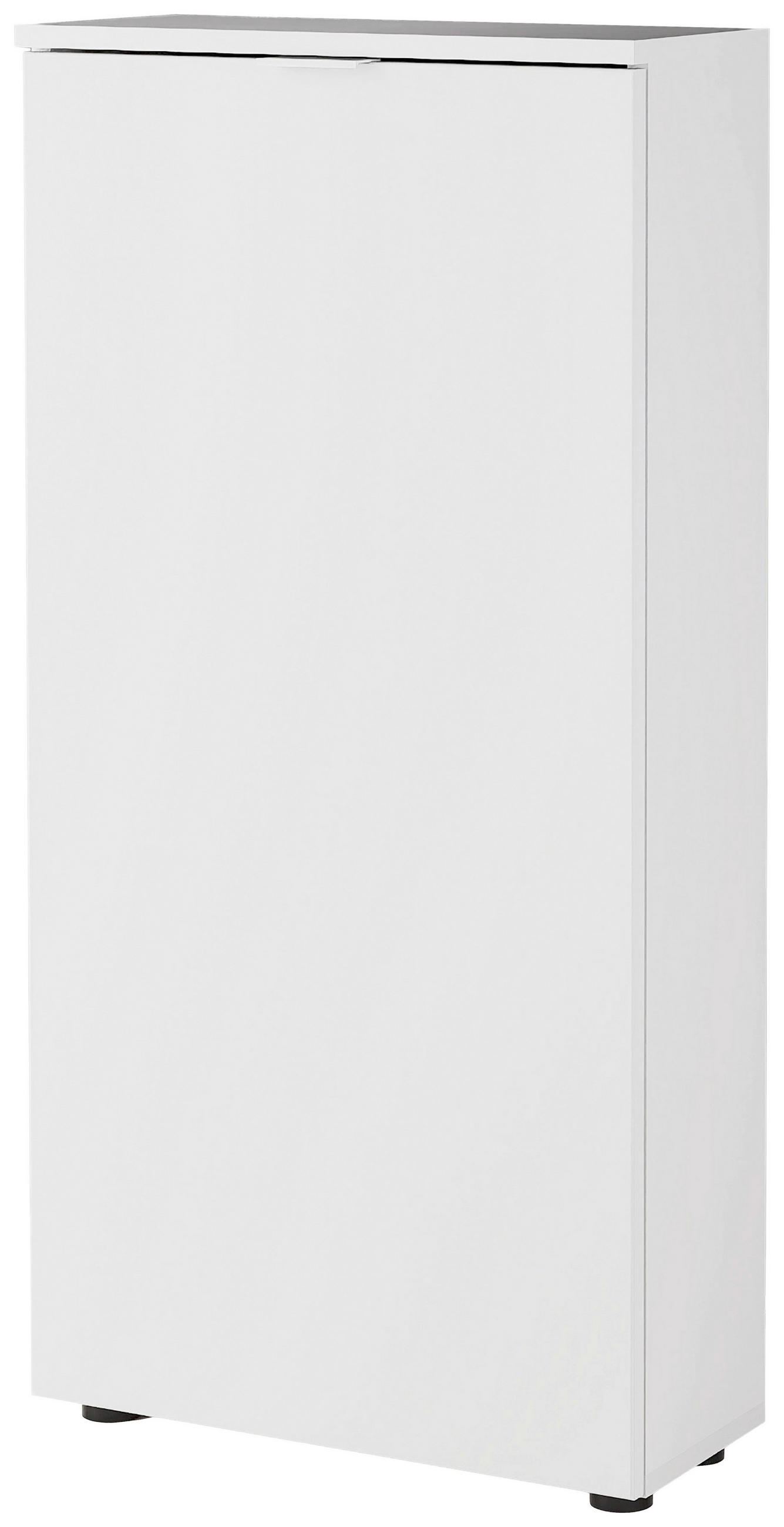 SCHUHSCHRANK 50/103/22 cm  - Weiss/Schwarz, Design, Holzwerkstoff/Metall (50/103/22cm) - Livetastic