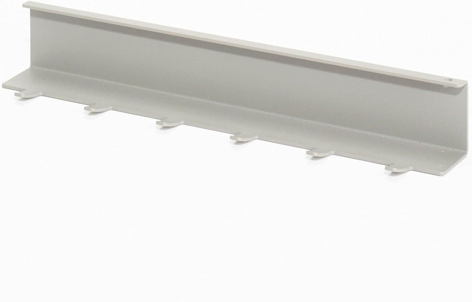 HAKENLEISTE  in Titanfarben  - Titanfarben, Metall (25/3,8/4,4cm) - HKT