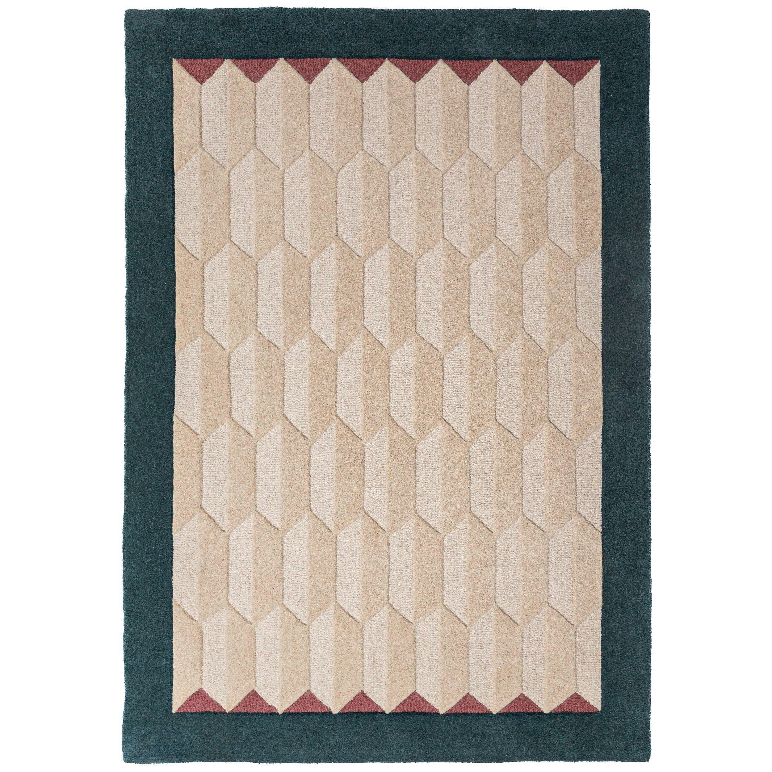 WOLLTEPPICH 200/290 cm Apex Petrol rechteckig  - Petrol, Basics, Textil (200/290cm) - Flair Rugs