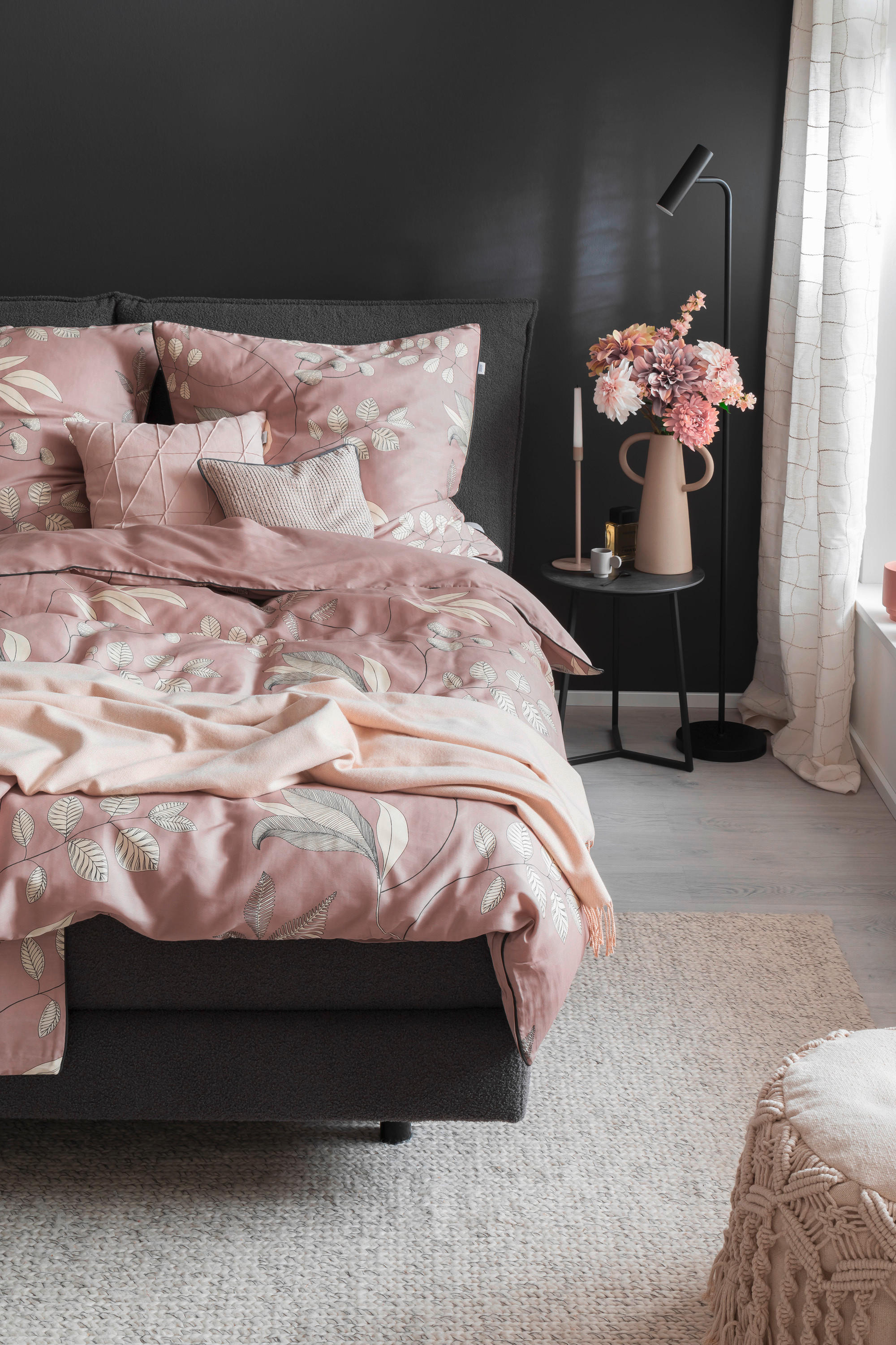 WENDEBETTWÄSCHE SW-Delicate Satin 135/200 cm  - Creme/Altrosa, Basics, Textil (135/200cm) - Schöner Wohnen