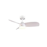 STROPNÍ VENTILÁTOR  - bílá, Basics, plast (90,0/32,5-40,0cm)