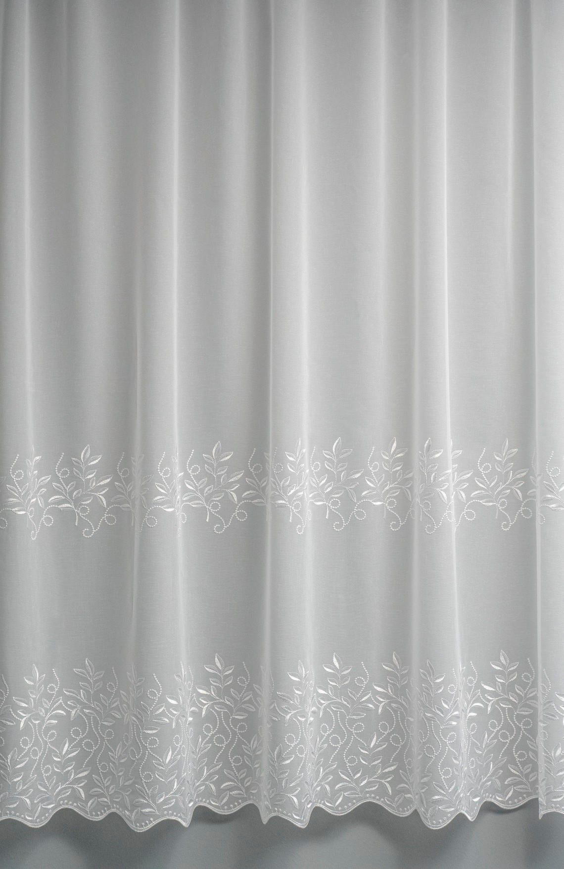 MATERIJAL ZA ZAVESE bela - bela, Osnovno, tekstil (175cm)