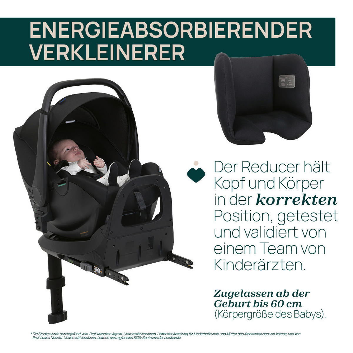 KINDERAUTOSITZ KORY I-S ESSENT   - Schwarz, Basics (63/36/57/37cm) - Chicco