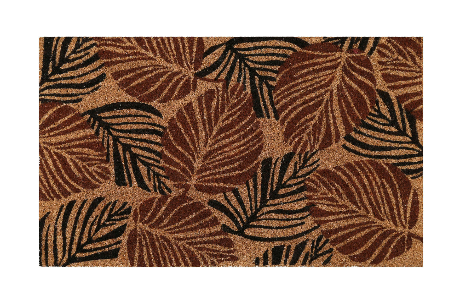 Wecon Home Fussmatte Jungle Mat Schwarz, Rost, Hellbraun 40x60 cm