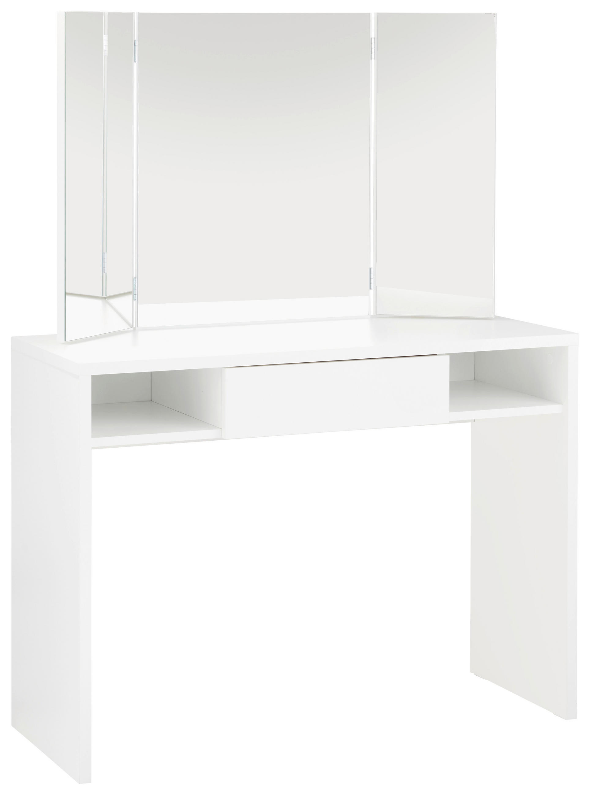 Schminktisch In Weiß Bxhxt: Ca. 100x135,8x41,6 Cm