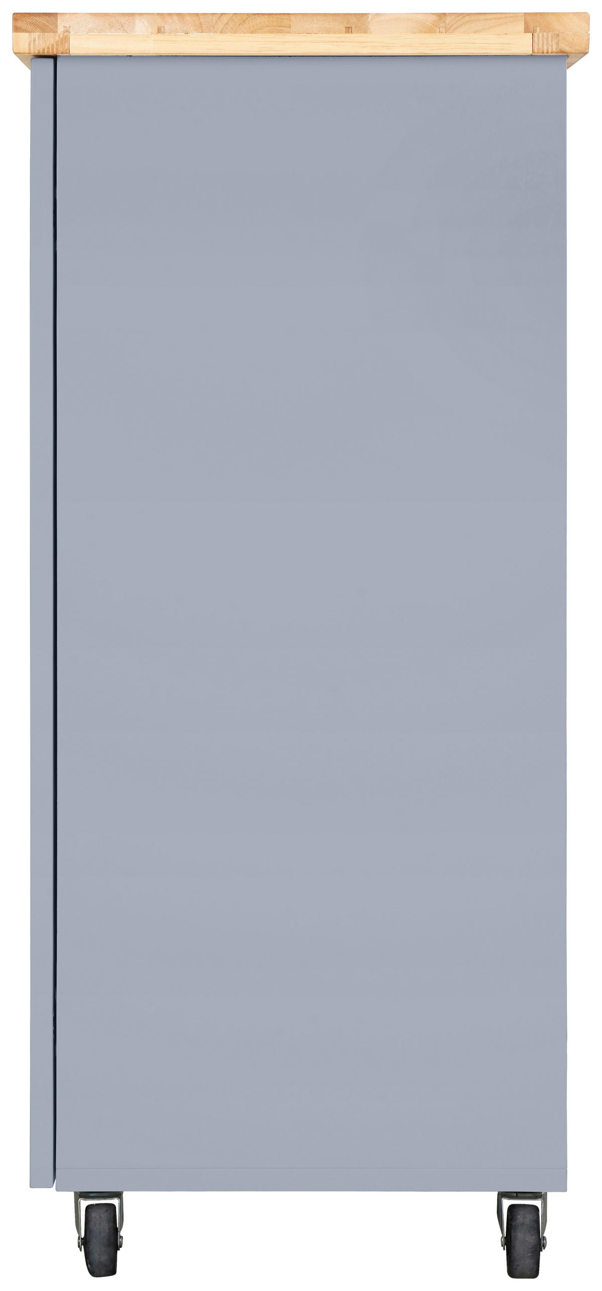 KÜCHENINSEL   in Grau, Naturfarben  - Messingfarben/Naturfarben, Basics, Glas/Holz (60/90/40cm) - MID.YOU