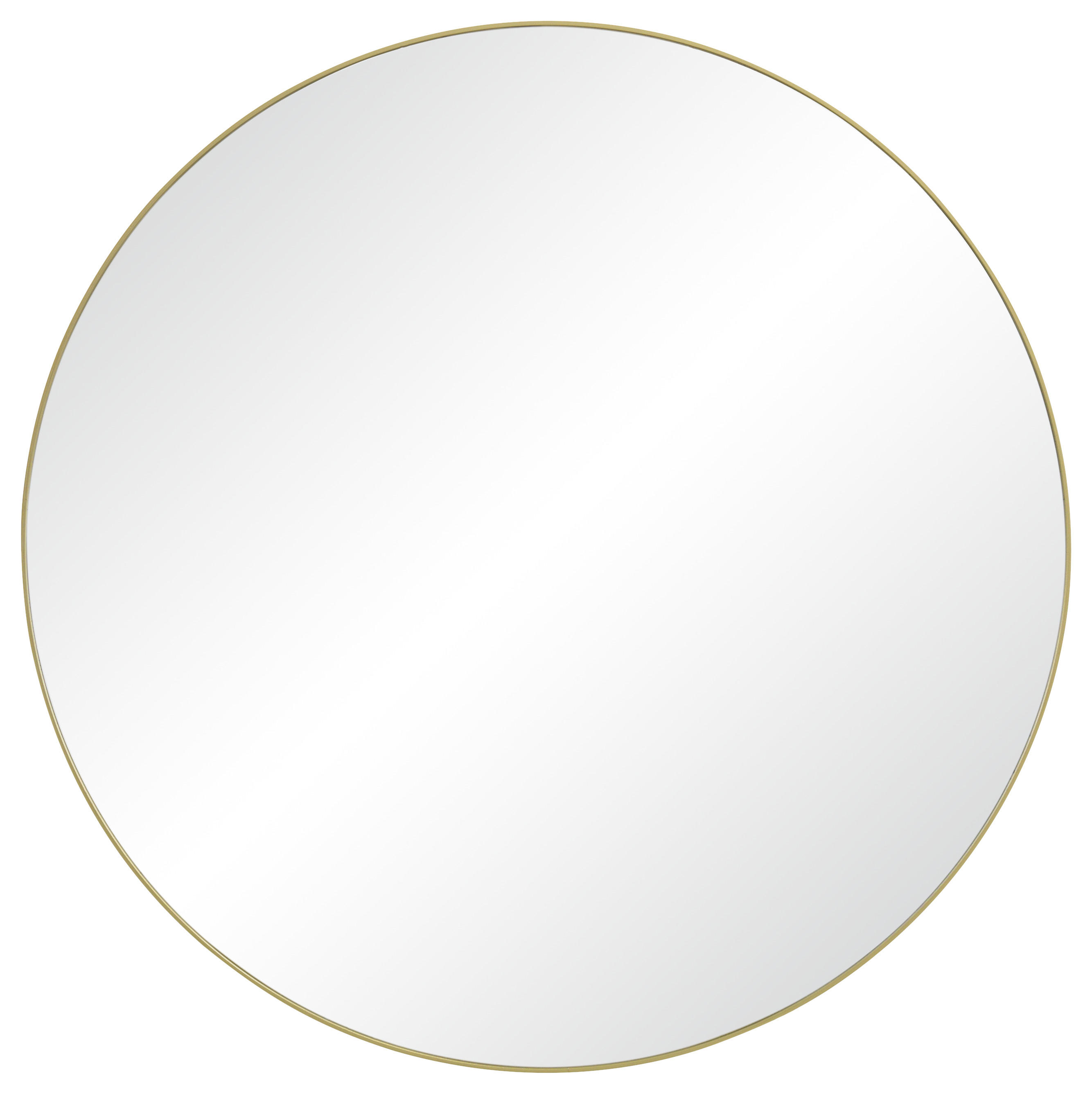 WANDSPIEGEL  - Goldfarben, Design, Glas/Metall (62,8cm) - Xora