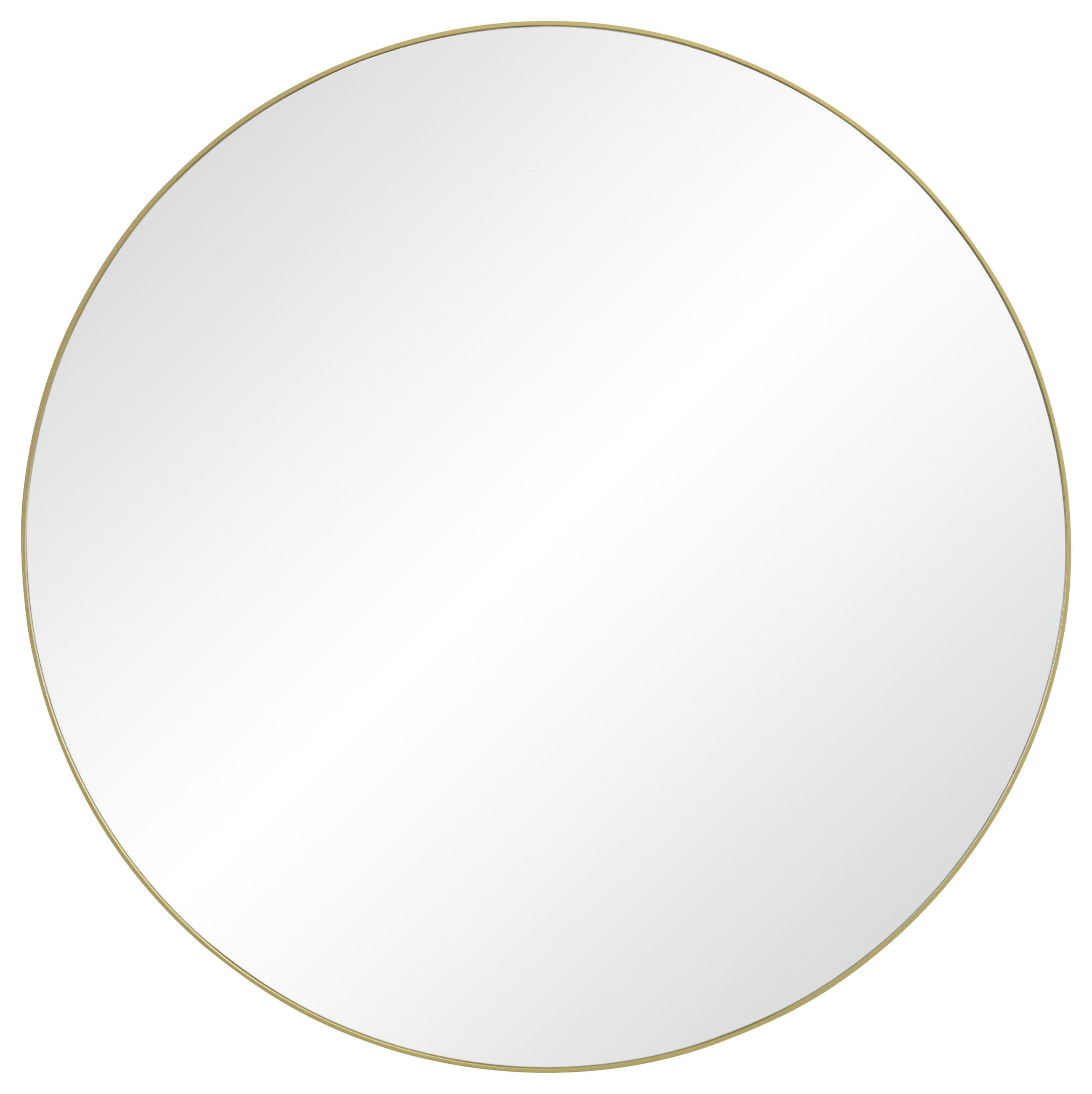 WANDSPIEGEL - Goldfarben, Design, Glas/Metall (62,8cm) - Xora
