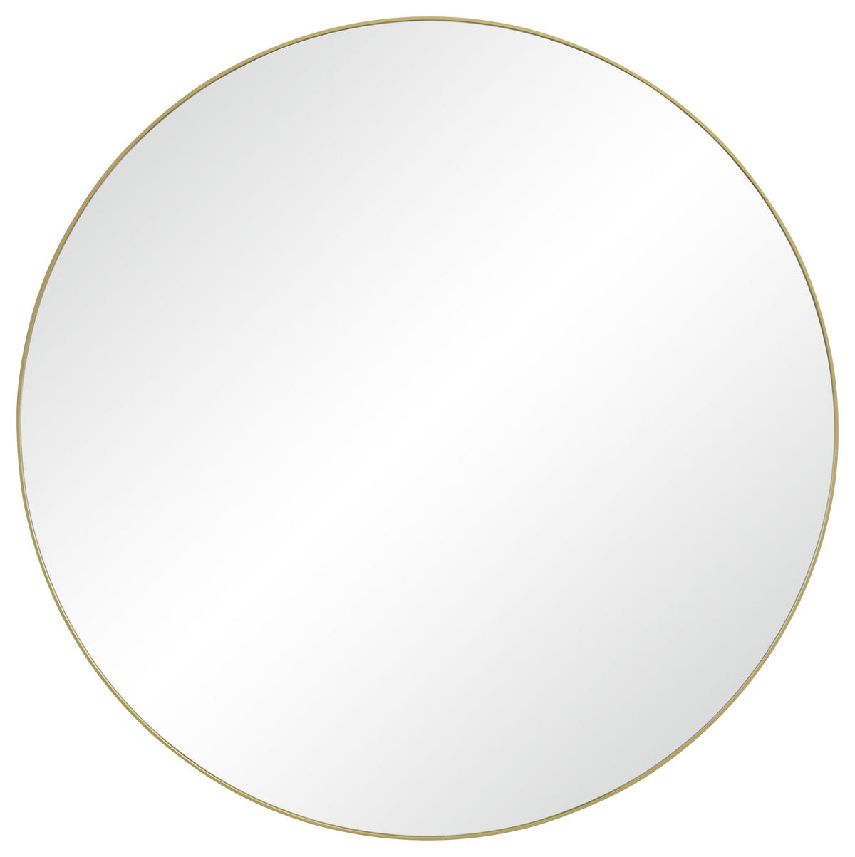 ZIDNO OGLEDALO  62,8/62,8/1,5 cm     - zlatna, Dizajnerski, staklo/metal (62,8/62,8/1,5cm) - Xora