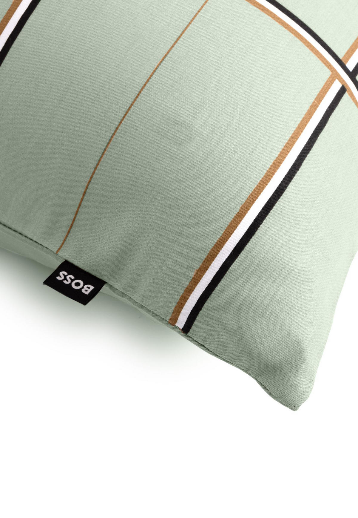 BETTWÄSCHESET Boss Check 160/210 cm  65 cm/100 cm  - Mintgrün, Design, Textil (160/210cm) - Hugo Boss