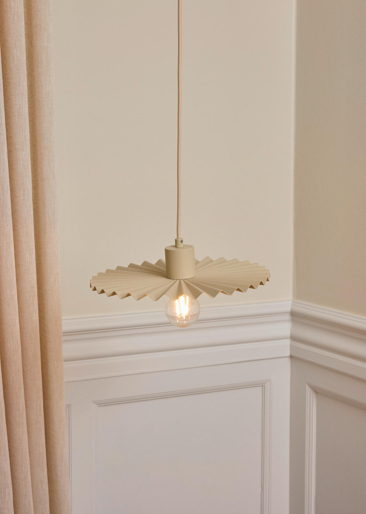 HÄNGELEUCHTE 29,5/110 cm   - Beige, Basics, Metall (29,5/110cm) - Ledvance