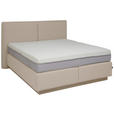 BOXSPRINGBETT 180/200 cm  in Beige  - Beige, KONVENTIONELL, Textil (180/200cm) - Dieter Knoll