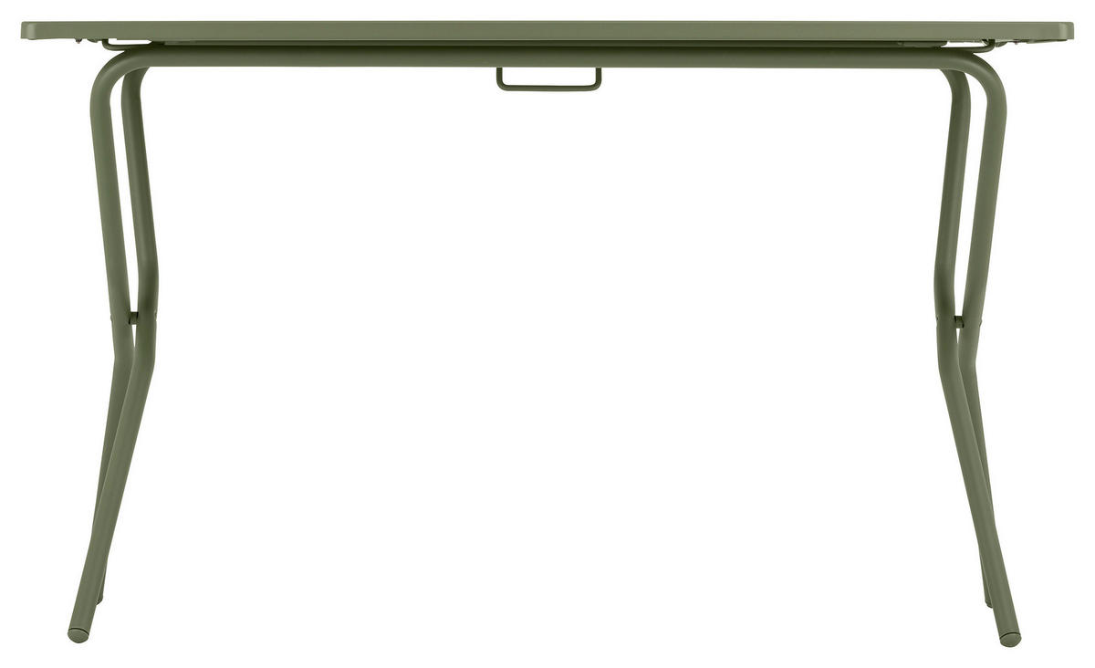 GARTENKLAPPTISCH 120/70/73 cm Metall rechteckig  - Waldgrün, Basics, Metall (120/70/73cm) - Lafuma Mobilier