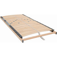 LATTENROST 80/200 cm Mittelzone verstellbar, Birke  - Birkefarben/Buchefarben, Basics, Holz (80/200cm) - Livetastic