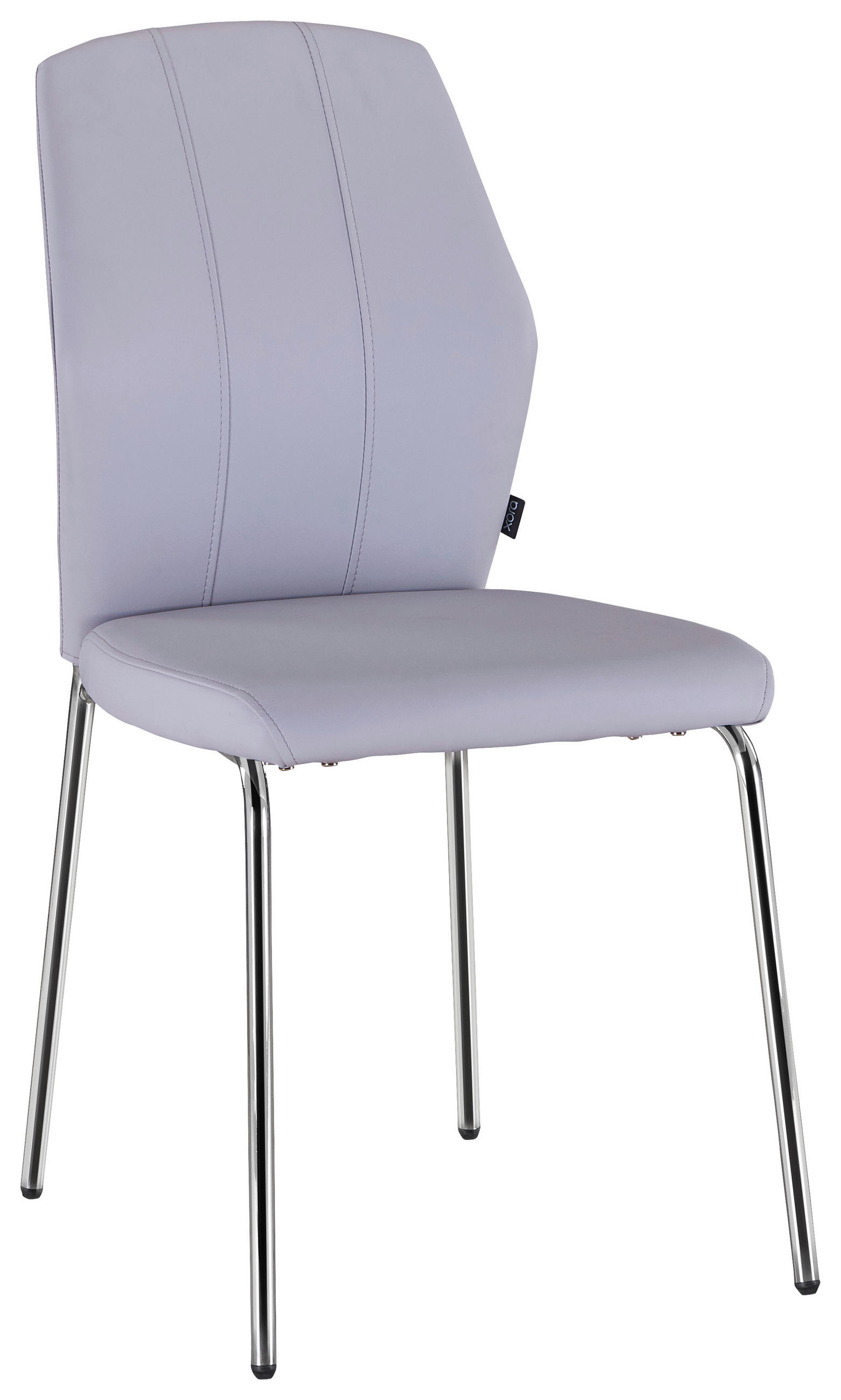 STOLICA - boja hroma/svetlosiva, Dizajnerski, metal/tekstil (47/90/58cm) - Carryhome