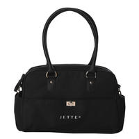 WICKELTASCHE Jasmine  - Schwarz/Weiß, Basics, Textil (42/20/26cm) - Jette