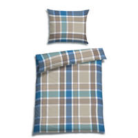 BETTWÄSCHE Seersucker 140/220 cm  - Dunkelblau, Design, Textil (140/220cm) - Florella