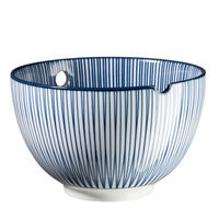 SKÅL 15 cm cm   - vit/blå, Basics, keramik (15 cmcm) - Mäser