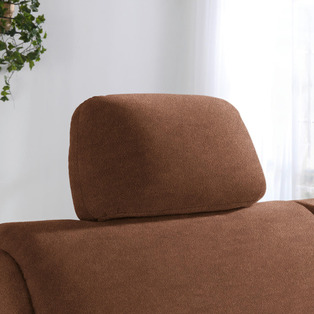SCHLAFSOFA in Velours, beflockt Braun  - Alufarben/Braun, KONVENTIONELL, Kunststoff/Textil (170/88/91cm) - Sedda