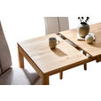 ESSTISCH in Holz 110-160/70/75 cm  - Wildeiche, Natur, Holz (110-160/70/75cm) - Linea Natura