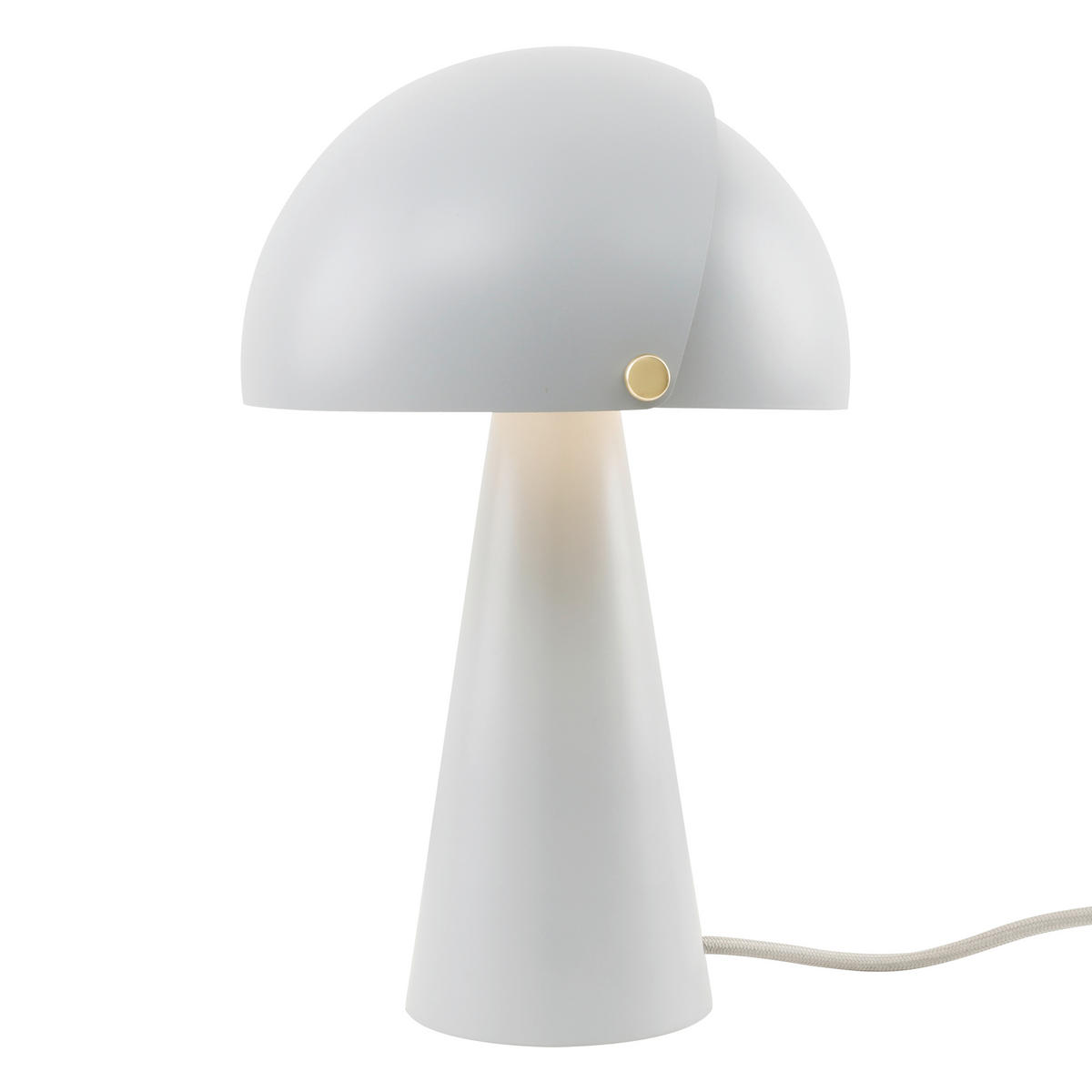 STOLNÍ LAMPA, E27, 22/34 cm  - šedá, Design, kov (22/34cm) - Nordlux
