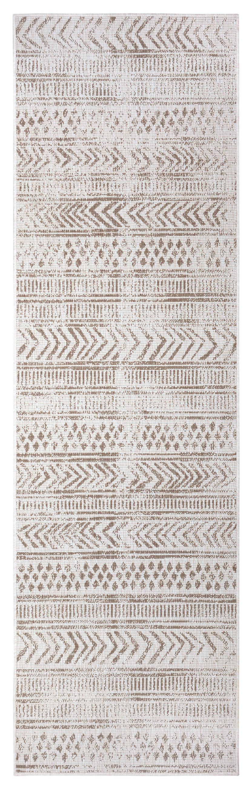 LÄUFER 80/250 cm Twin Supreme  - Creme/Cappuccino, Design, Kunststoff (80/250cm)