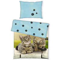 LICENSZ ÁGYNEMŰHUZAT-GARNITÚR 140/200 cm  - többszínű/kék, Basics, textil (140/200cm) - Herding