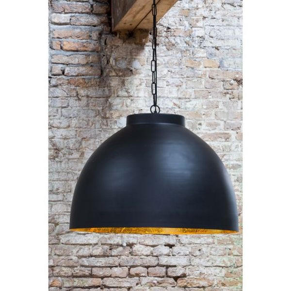 HÄNGELEUCHTE Kylie 60/60/42 cm   - Goldfarben/Schwarz, LIFESTYLE, Metall (60/60/42cm) - Light & Living