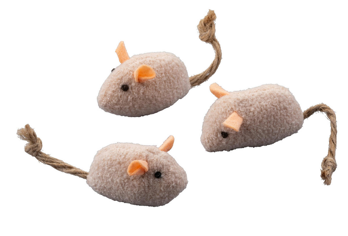 KATZENSPIELZEUGSET - Beige, KONVENTIONELL, Textil - Fackelmann