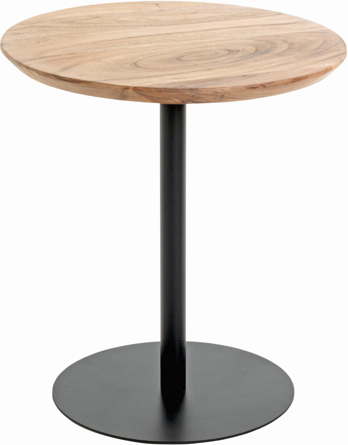 ODKLÁDACÍ STOLEK, akácie, černá, barvy akácie - černá/barvy akácie, Konvenční, kov/dřevo (40/40/45cm)