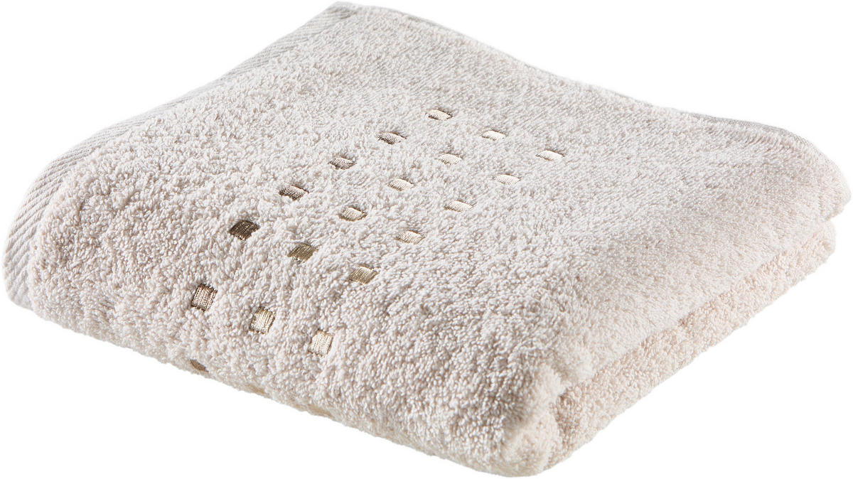 HANDTUCH Quattro Beige  - Beige, Basics, Textil (50/100cm) - Esposa