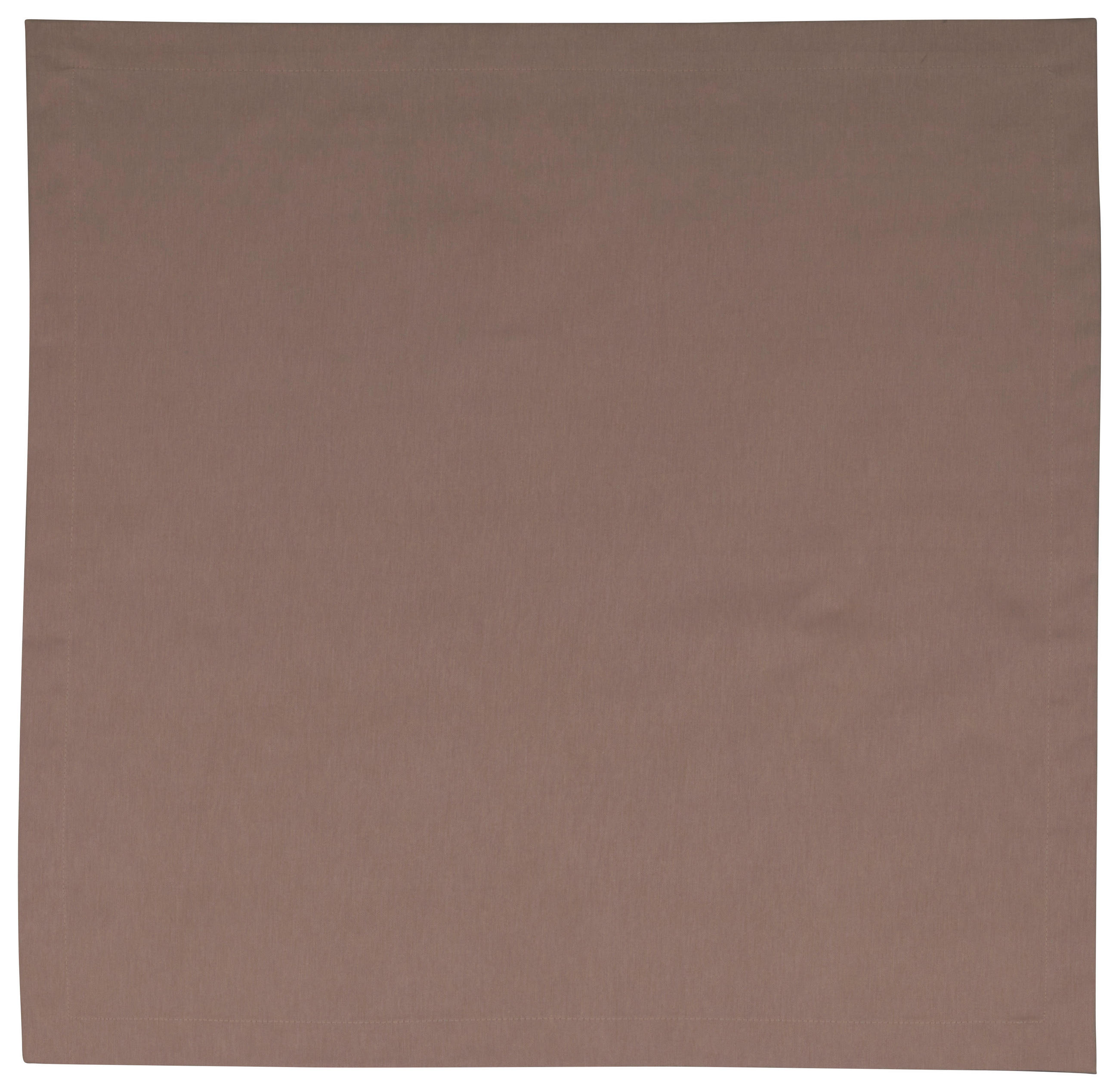OBRUS, 80/80 cm, taupe - taupe, Konventionell, textil (80/80cm) - Novel