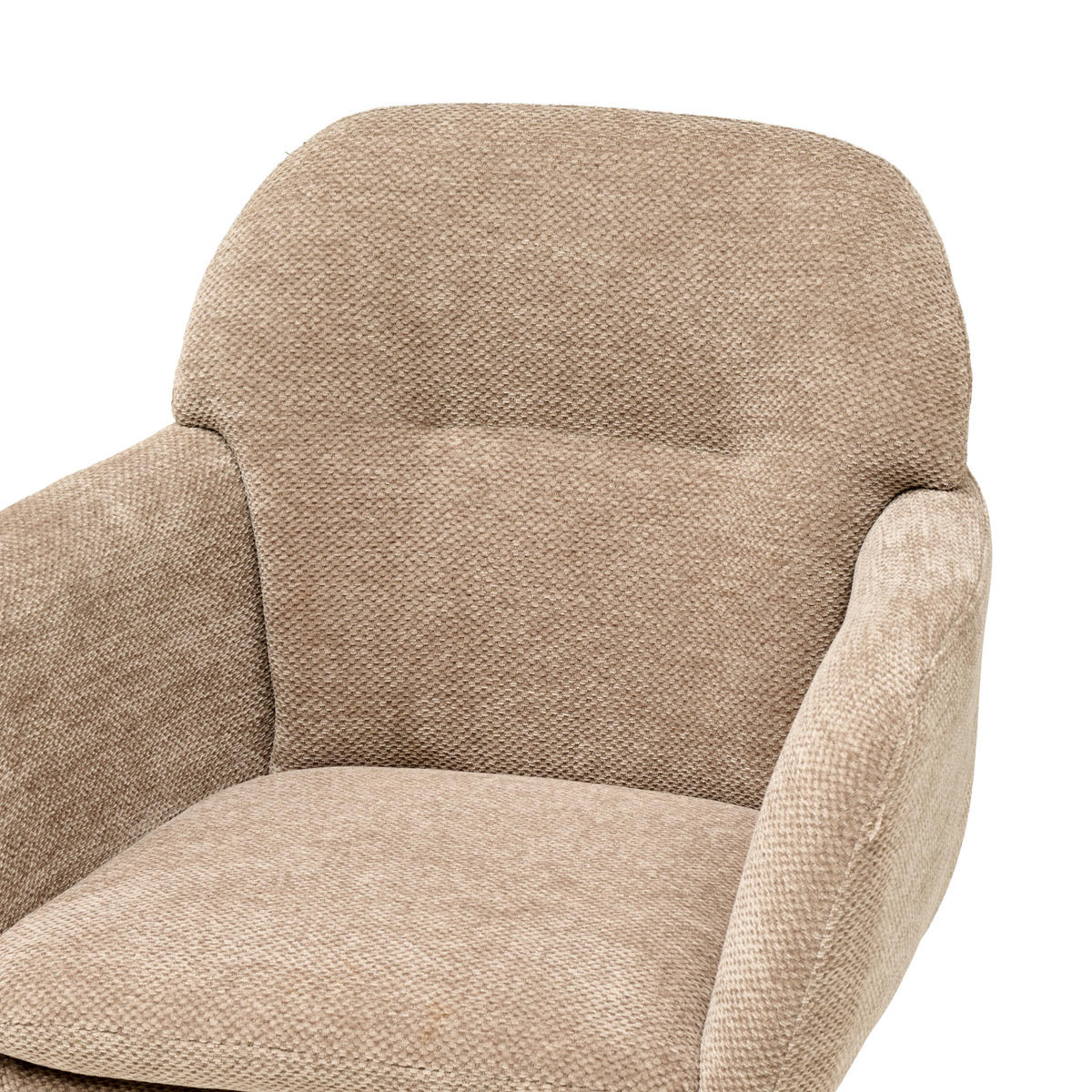 DREHSTUHL  in Webstoff Braun  - Schwarz/Braun, MODERN, Kunststoff/Textil (55/85-95/60cm) - MID.YOU