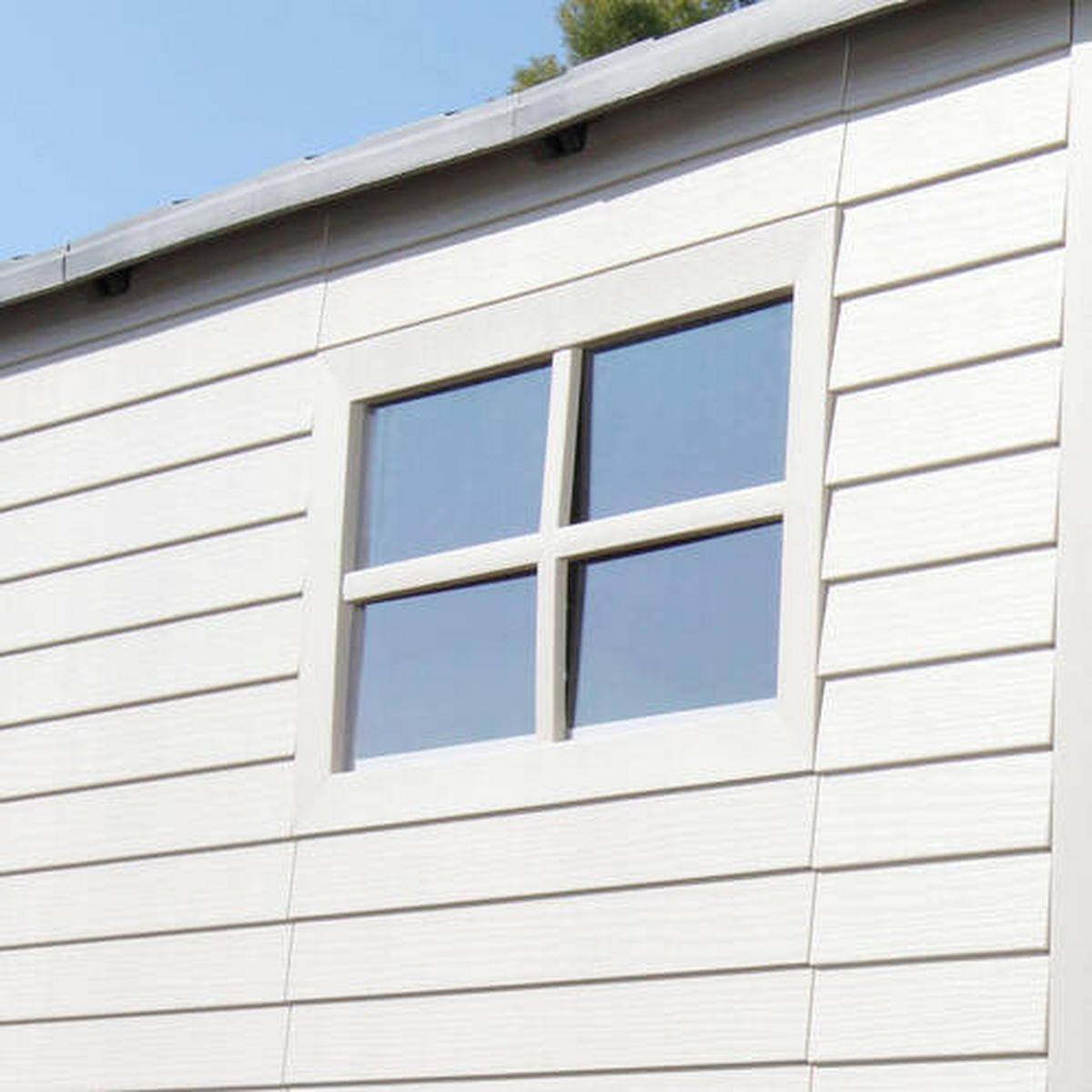 GERÄTEHAUS 213/226/213 cm  - Grau, Basics, Kunststoff (213/226/213cm)