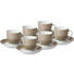 TASSENSET 6-teilig Keramik Porzellan Weiß, Taupe - Taupe/Weiß, Basics, Keramik (24,5/16,5/9,5cm) TASSENSET 6-teilig Keramik Porzellan Weiß, Taupe - Taupe/Weiß, Basics, Keramik (24,5/16,5/9,5cm)