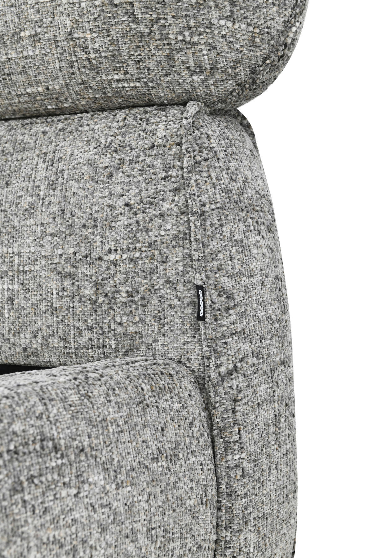 POLSTERBETT 180/200 cm,  in Eichefarben, gepolstertes Kopfteil, Lattenrost,  - Eichefarben/Schwarz, Design, Holz/Textil (180/200cm) - Boxxx