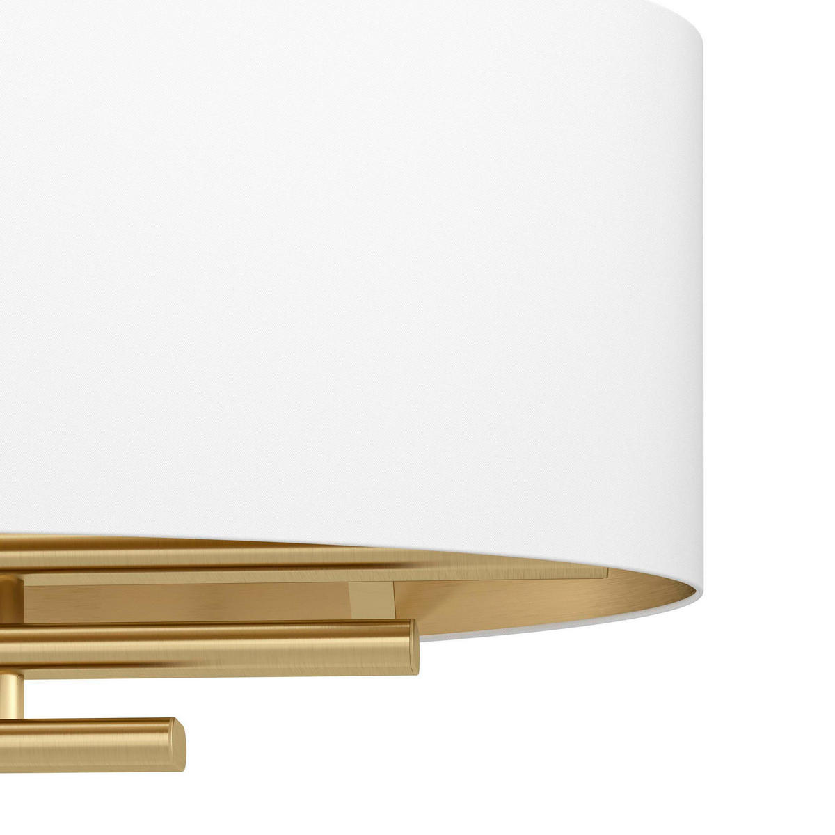 HÄNGELEUCHTE 102/28/150 cm  - Messingfarben/Weiß, KONVENTIONELL, Textil/Metall (102/28/150cm) - Eglo